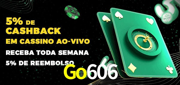 Promoções do cassino ao Vivo Go606